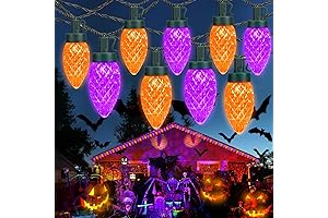 LORRYTE Halloween C9 Orange Lights 100 LED