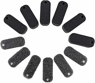 hygger 12-Pack (6 Coarse Pads + 6 Fine Pads) Replacement Aquarium Filter Sponge for HG979 Turtle Filter