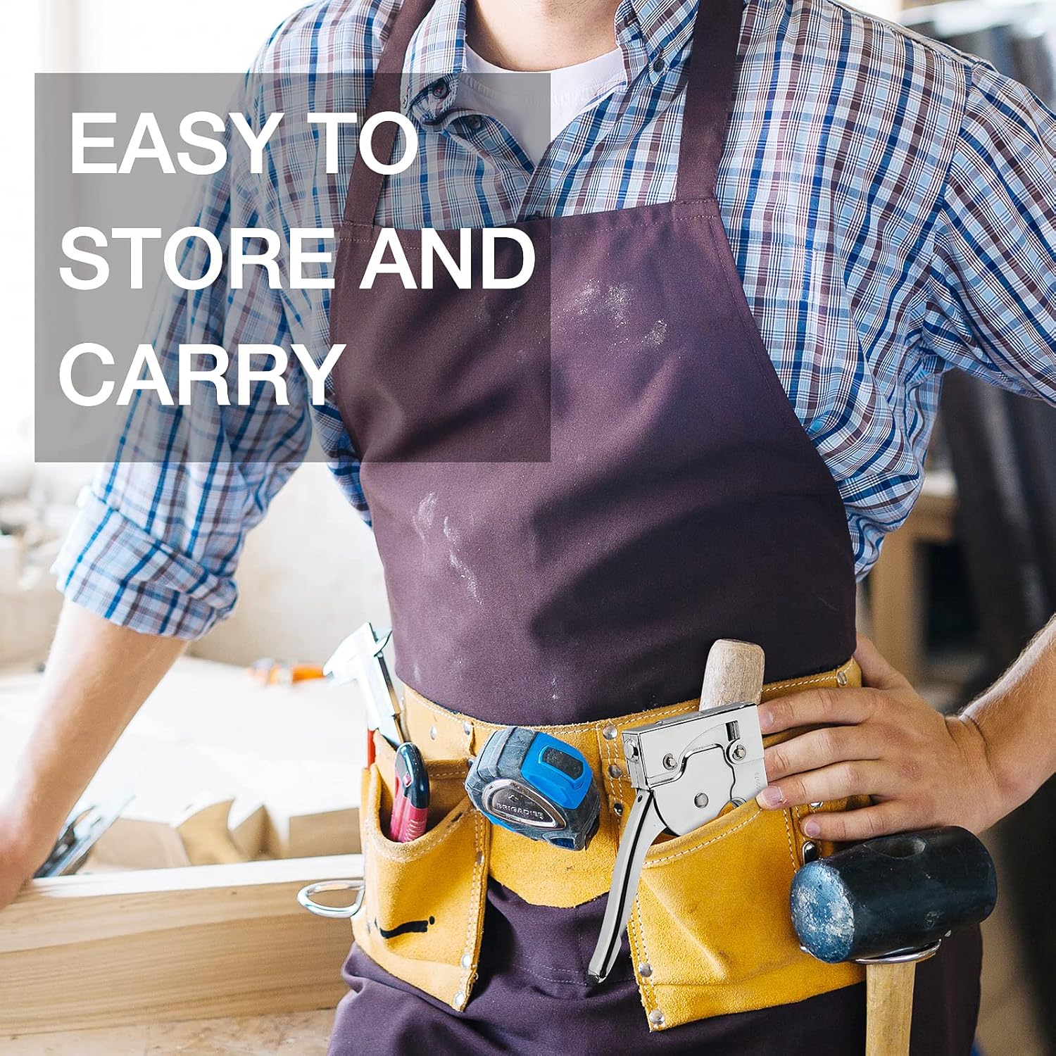 Arrow JT21CM Light Duty Staple Gun Kit, Chromed-Steel Manual Stapler, with 2000 Pieces JT21 3/8" Staples, for Upholstery Professional Projects : Office Products