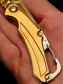 Alaska Mini Anahtarlık Çakı, SDR-1110A, 15,5 cm, Sarı