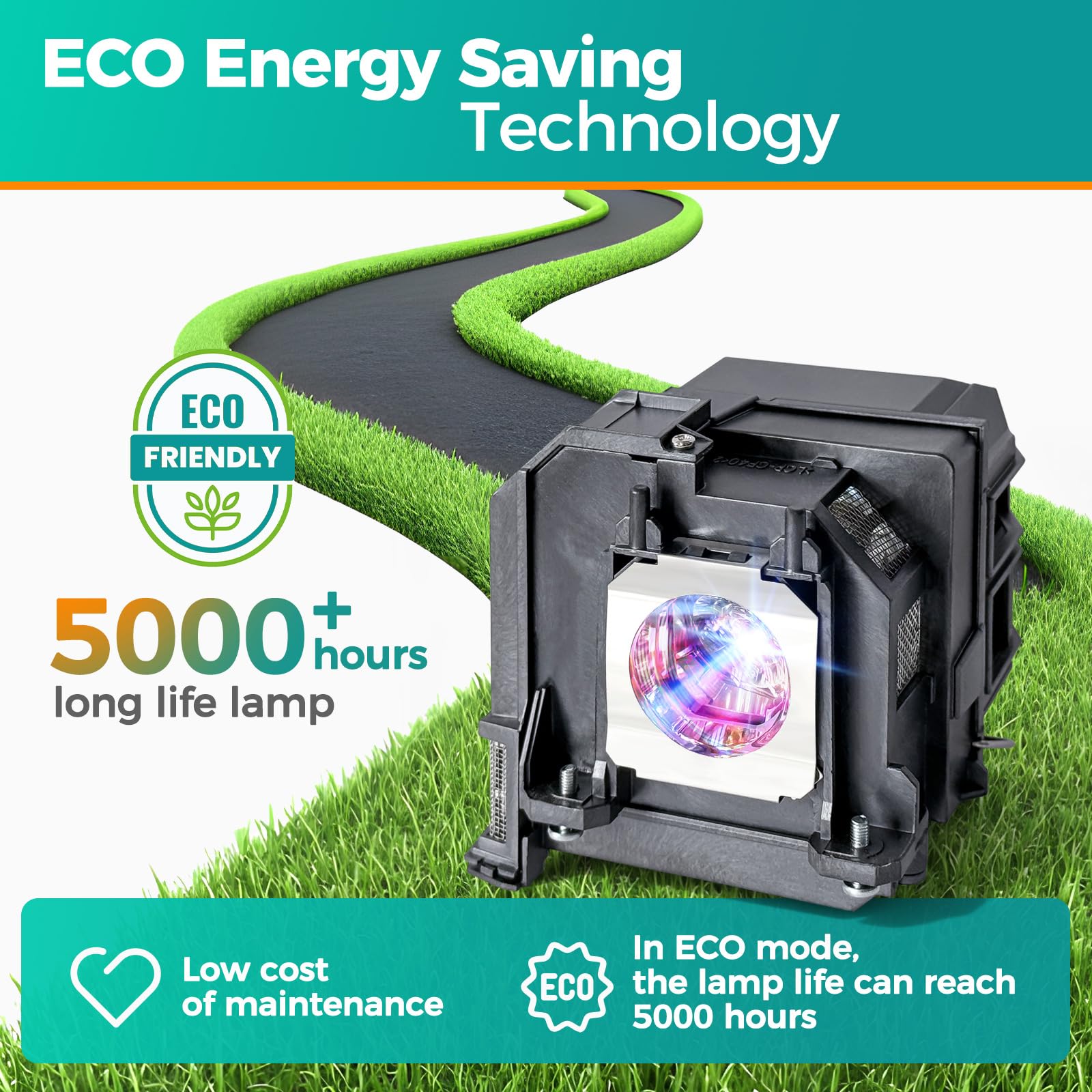 Sekond, Lampada di ricambio LP79/V13H010L79 con alloggiamento per proiettori Epson EB-570, EB-575, EB-575W, EB-575Wi, Powerlite 570, 575, 575W, V11H605041