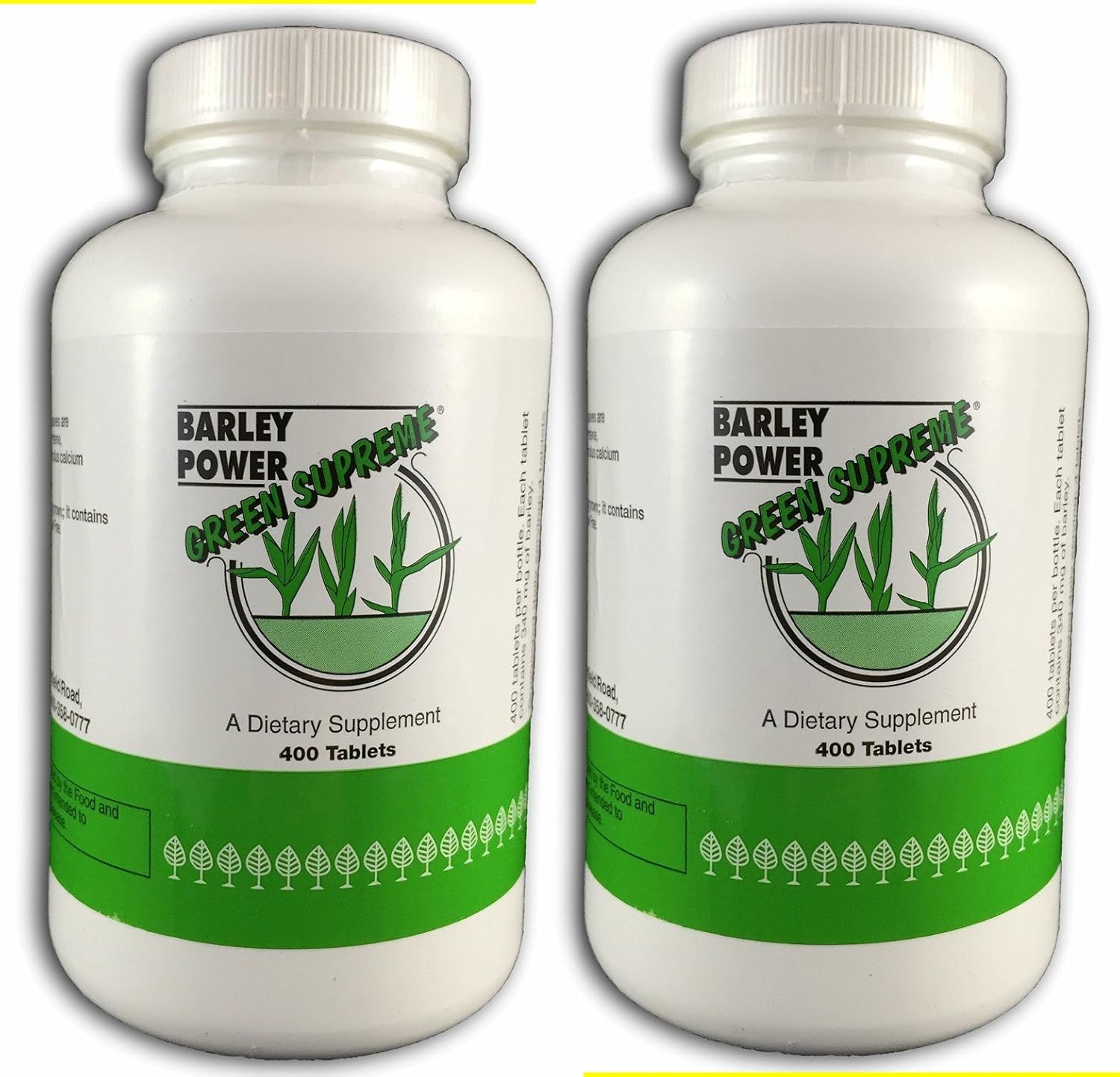 Green Supreme Barley Power 400 Tablets (Pack of 2