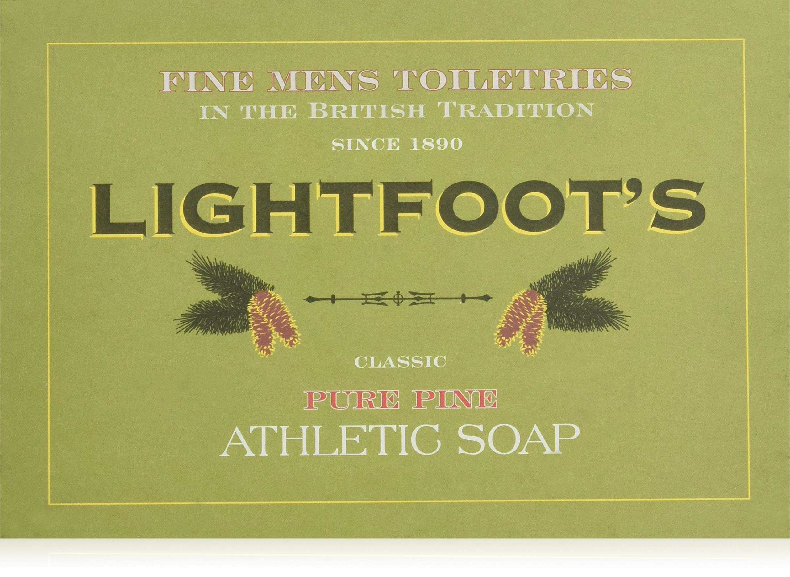 Lightfoot's Pure Pine Gentlemen's Athletic Soap - 4 Bar Boxed Set
