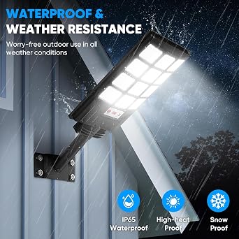 Brightever Solar Street Lights Outdoor 2-Pack