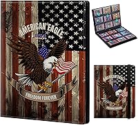 Vista 12 de Carpeta de tarjetas para Pokemon Mtg Yugioh TCG Béisbol Deportes Tarjetas de intercambio Libro Carpeta de 4 bolsillos de carga lateral 2160 Tarjetas