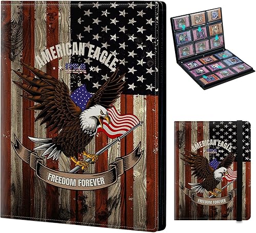 Miniatura 12 de Carpeta de tarjetas para Pokemon Mtg Yugioh TCG Béisbol Deportes Tarjetas de intercambio Libro Carpeta de 4 bolsillos de carga lateral 2160 Tarjetas