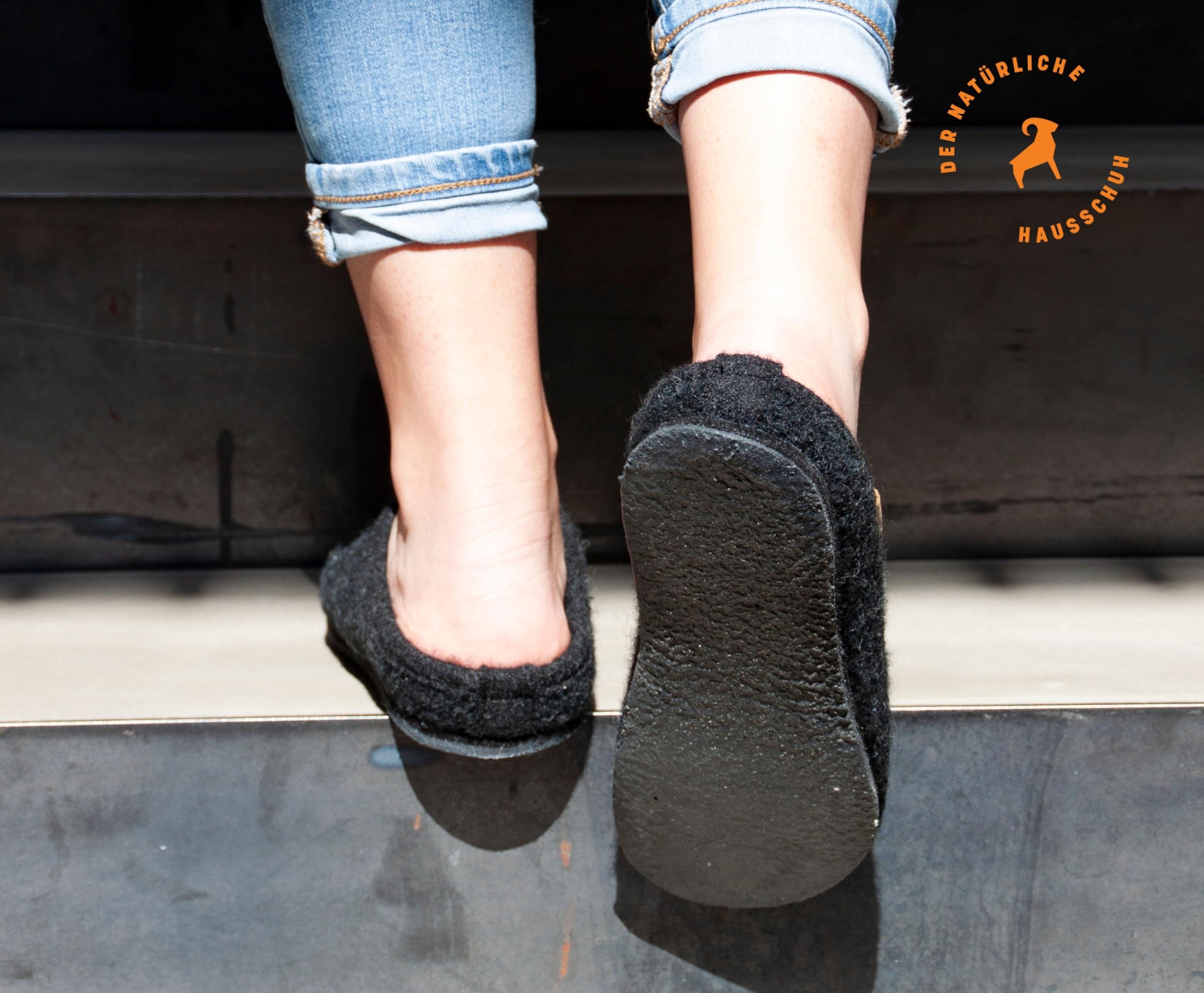 Gottstein Filz-Hausschuh ALP-COMFORT-FE - Damen & Herren Pantoffel aus 100% Schurwolle