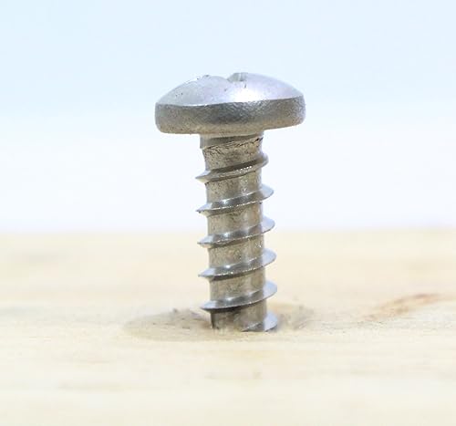 Miniatura 4 de Tornillos para madera Phillips de acero inoxidable #8 x 34 pulgadas (paquete de 100), acero inoxidable 18-8 (304) Bolt Dropper