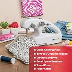 Singer Stitch Quick + (Two Thread) Hand Held Mending Machine, White (01774)