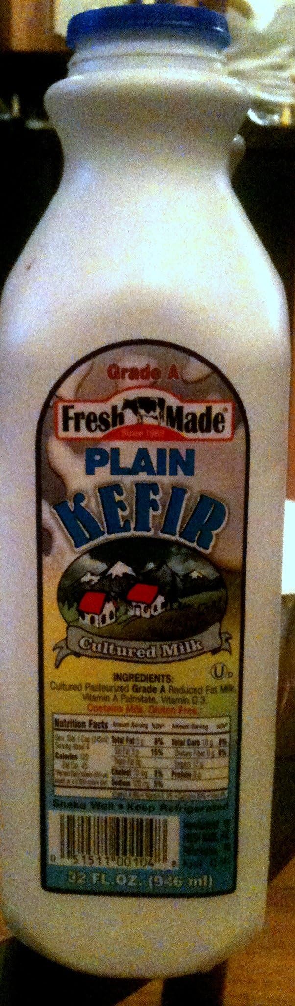 Fresh Made Plain Kefir ( 946ml/32 Fl Oz)