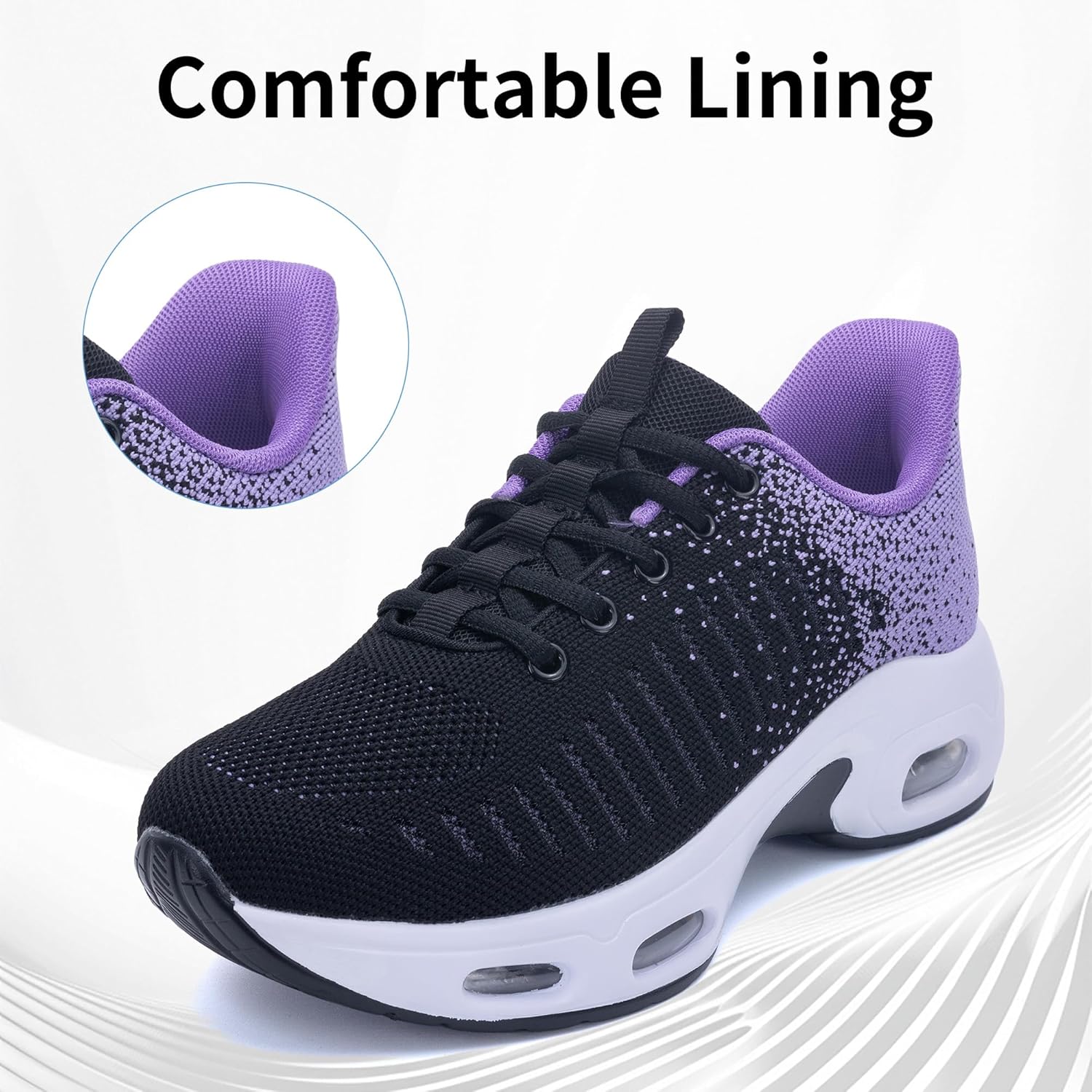 Women's Walking Shoes Slip On Tennis Athletic Gym Running Sneakers