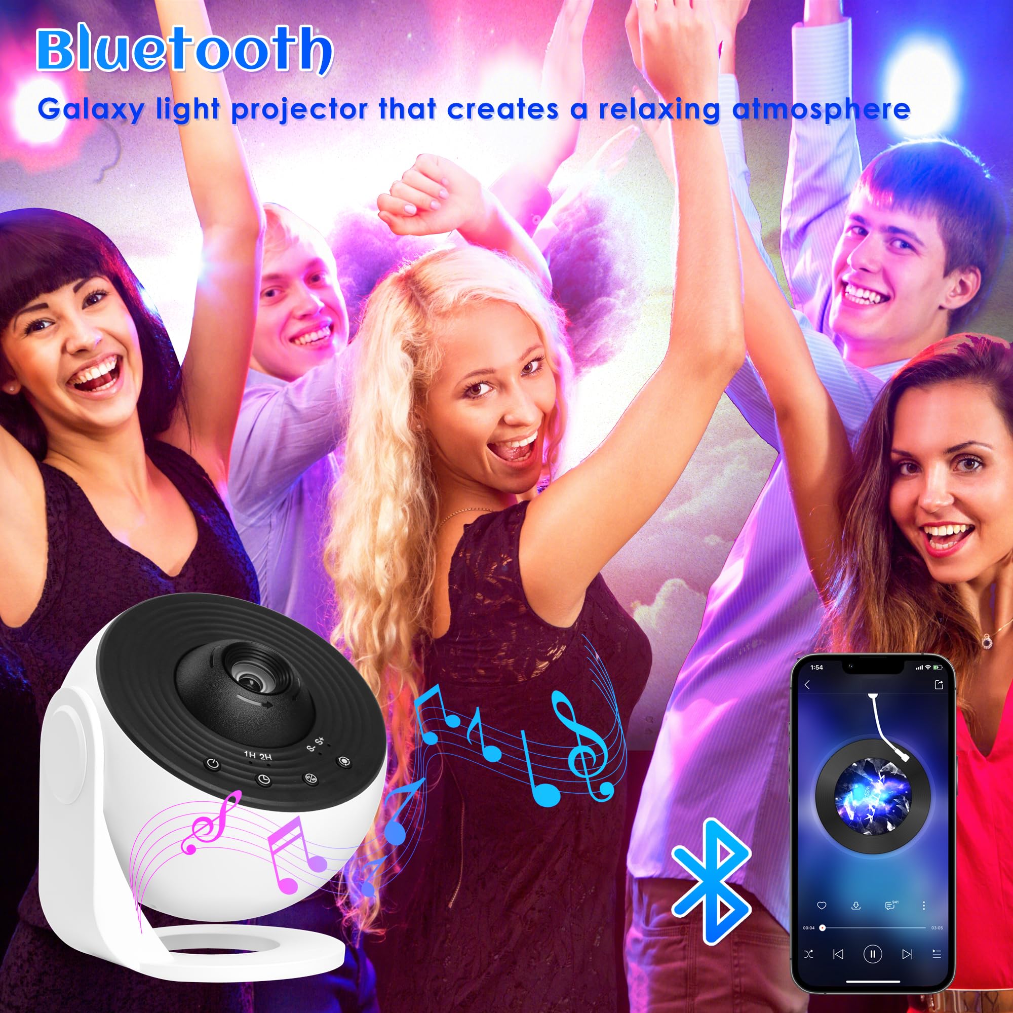 Amazon.com: Galaxy Projector for Bedroom Pro Version, HD 12 in 1