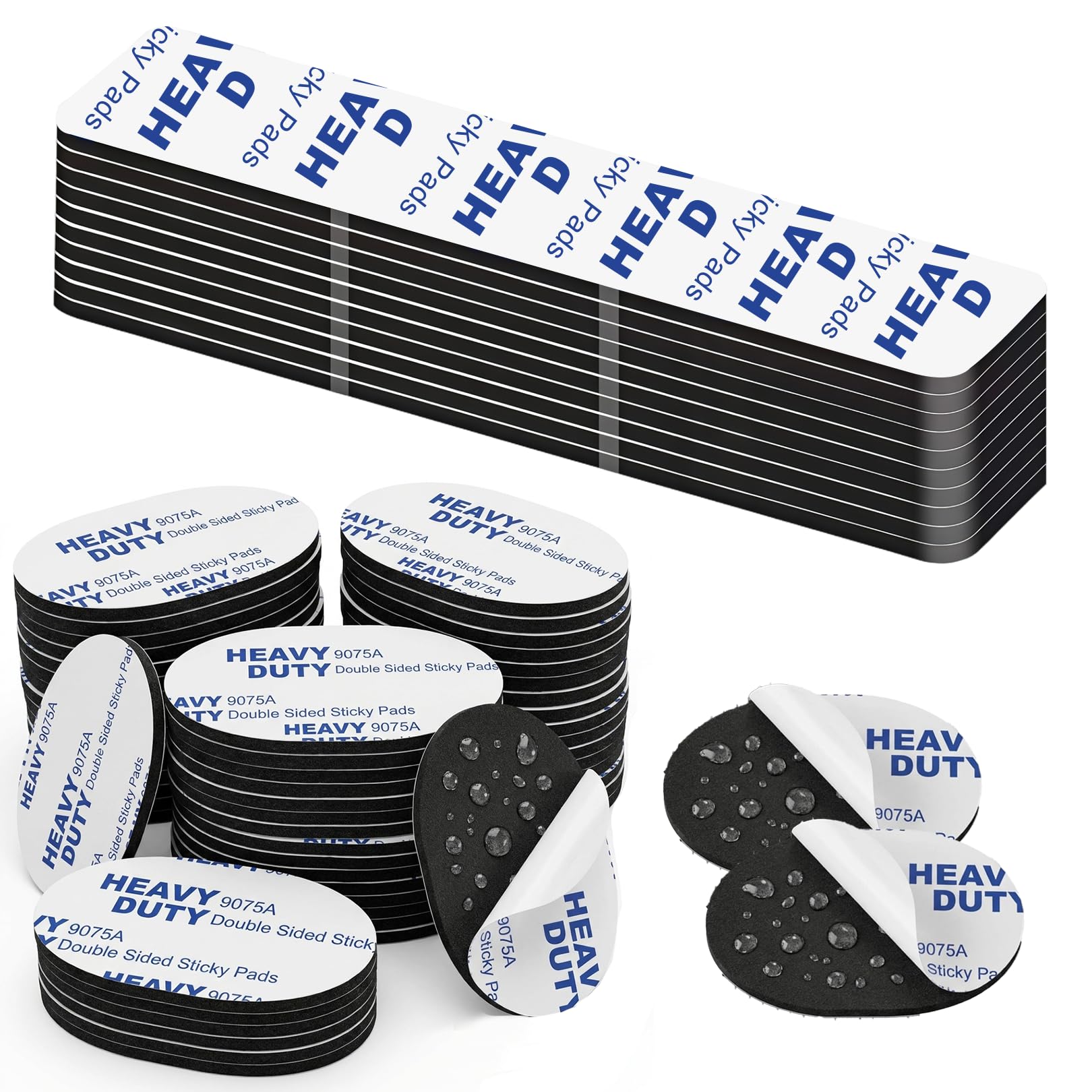 Solihigh 50 Pcs Double Sided Sticky Pads，Strong Double Sided Adhesive Pads