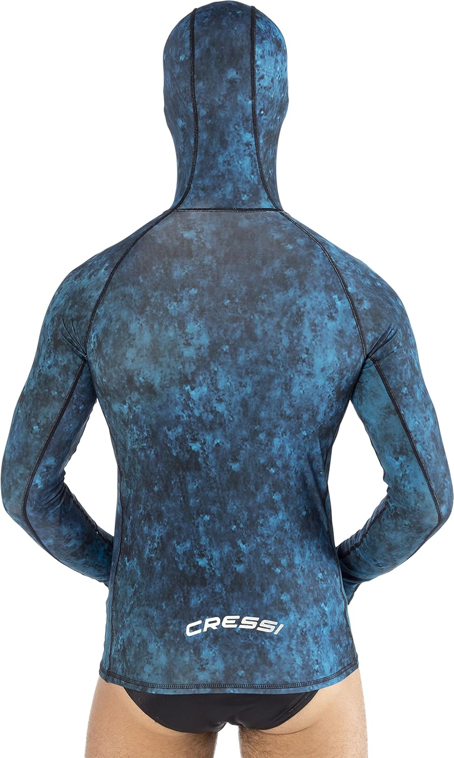 Cressi Hunter Hooded Rash Guard Top Long Sleeve Rash Guards - Image 2