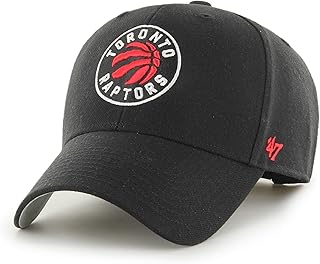 Men's Toronto Raptors MVP Primary New Logo Black Hat Cap Adjustable Strap