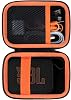 Hard Case Compatible with JBL GO 4 GO 3 Portable Speaker Black Case