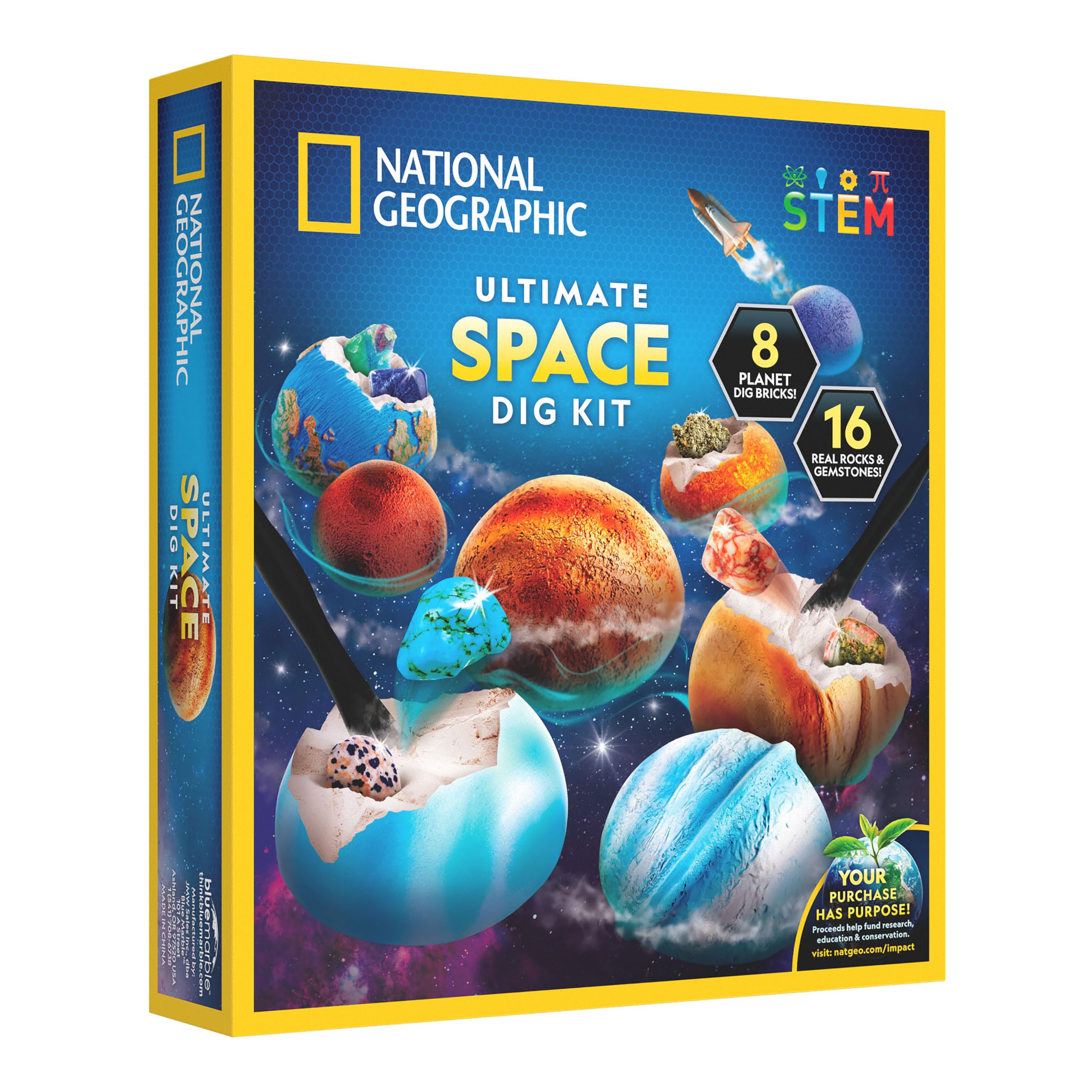 Amazon.com: National Geographic Ultimate Space Gemstone Dig Kit