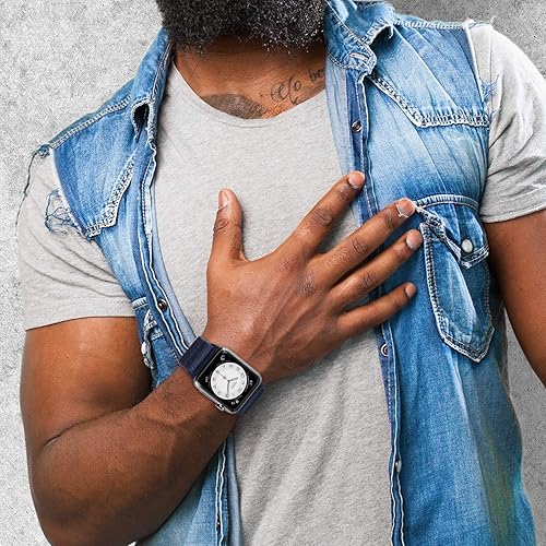 Miniatura 9 de ENJINER - Correa elástica de nailon para Apple Watch, de 1.49, 1.57, 1.61, 1.65, 1.73, 1.77 y 1.772 pulgadas, deportiva, trenzada, Ultra iWatch