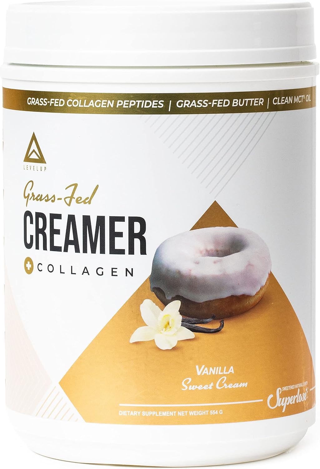 𝗪𝗜𝗡𝗡𝗘𝗥 𝗕𝗘𝗦𝗧 𝗞𝗘𝗧𝗢 𝗖𝗥𝗘𝗔𝗠𝗘𝗥 by LevelUp® with C8 MCT, Collagen Protein, Ketogenic Diet