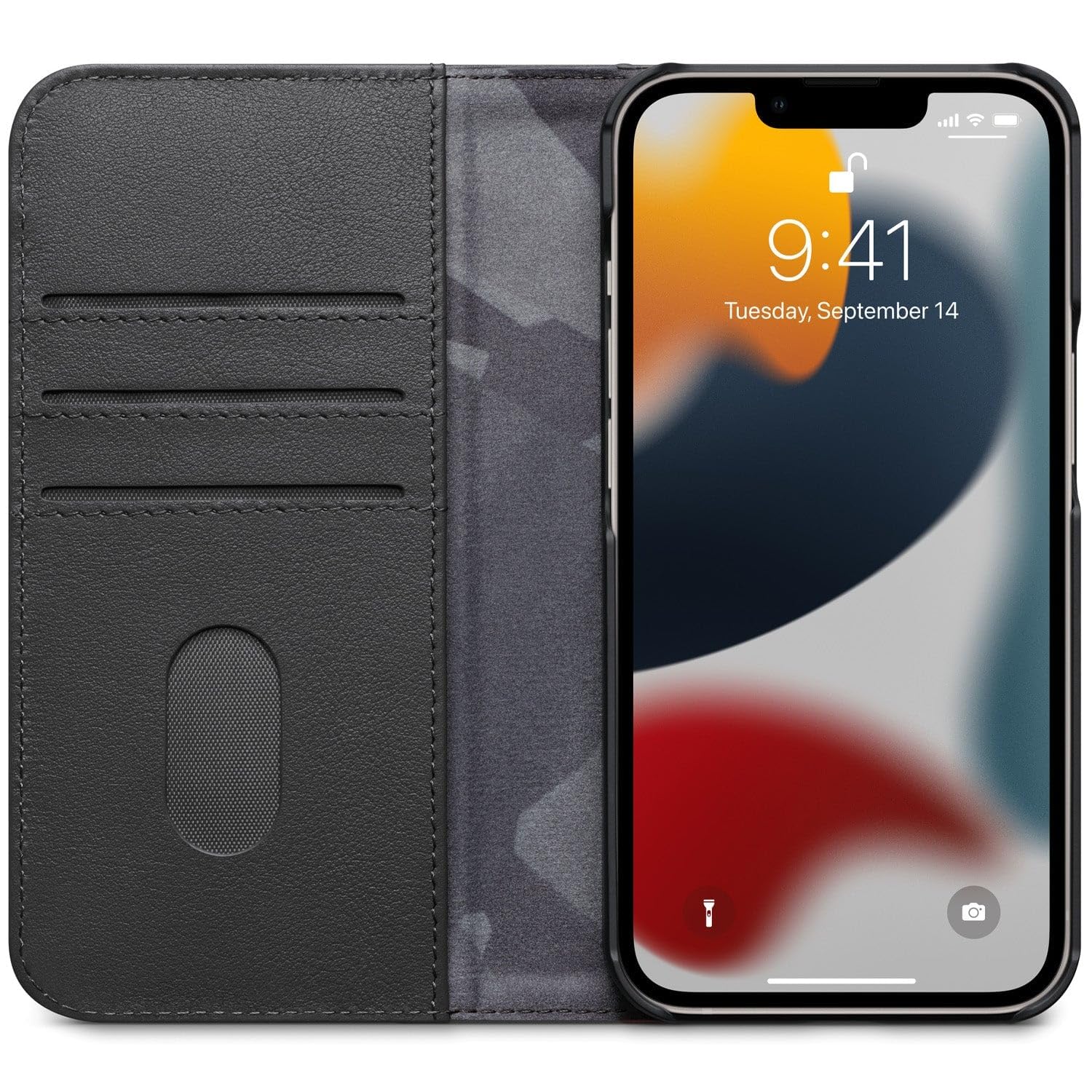 Amazon.co.jp: DECODED 財布型ケース - iPhone 13/14 - カードホルダー