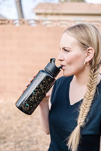 Miniatura 5 de Simple Modern Disney Three Little Pigs botella de agua con tapa con pajita, termo de acero inoxidable con aislamiento al vacío  Regalos para mujeres