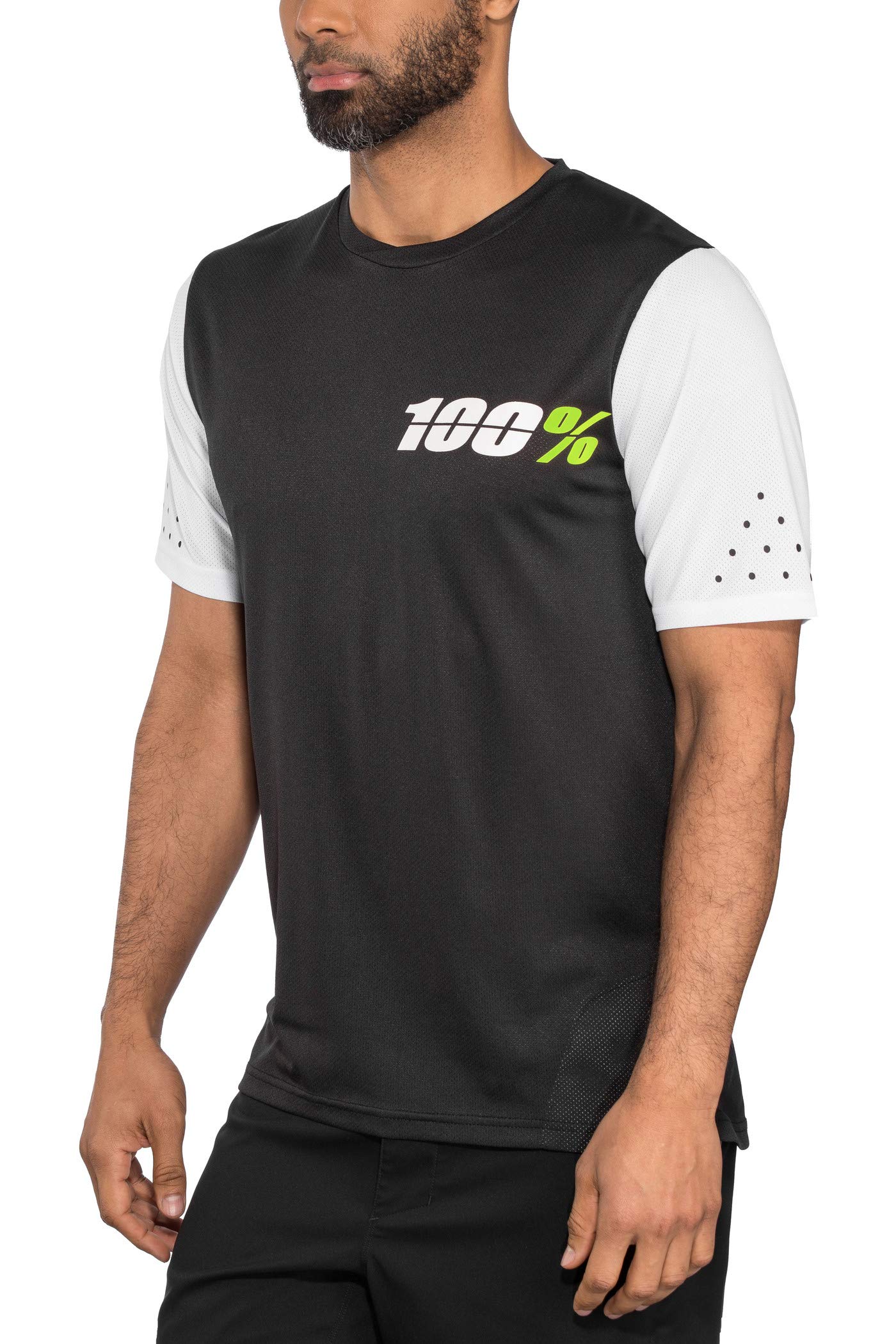 100% Ridecamp Short-Sleeve Jersey - Men's Black, S