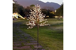 Enchanting 6 Ft LED Cherry Blossom Tree: A Vision of Springtime Splendor