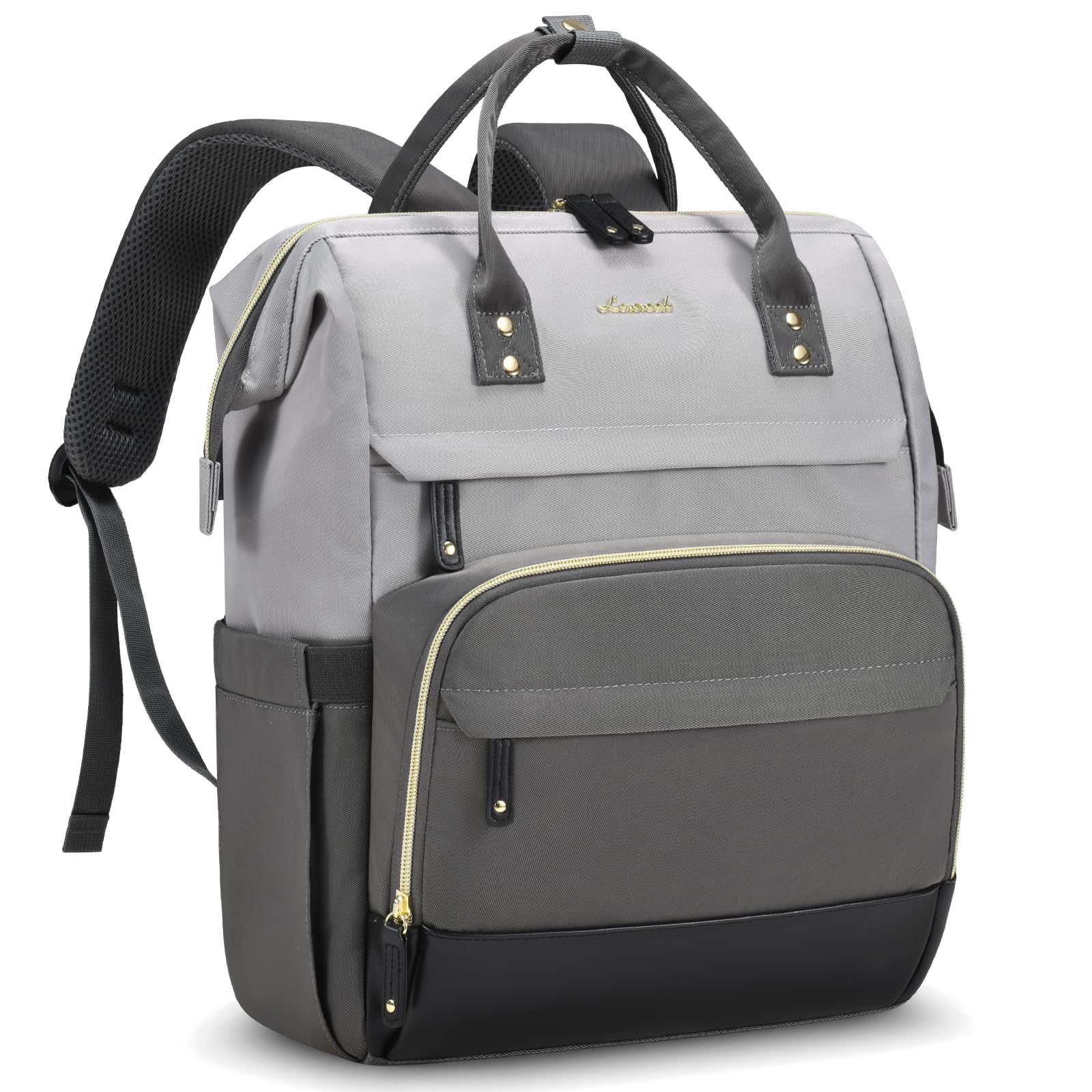 LOVEVOOK Laptop Backpack for Women, 15.6 Inch Work Business Backpacks Purse With Large Capacity, Waterproof Nurse Bag College Bookbag for School,