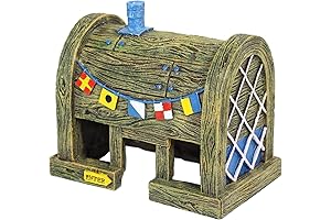 Penn-Plax SpongeBob SquarePants Krusty Krab Aquarium Ornament