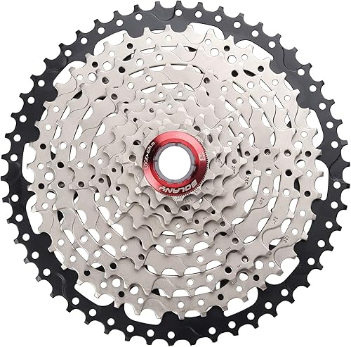 Miniatura 45 de BOLANY Cassette de 8/9/10 velocidades 11-25T/32T/36T/40T/42T/46T/50T apto para bicicleta MTB, bicicleta de carretera, casete ligero, compatible
