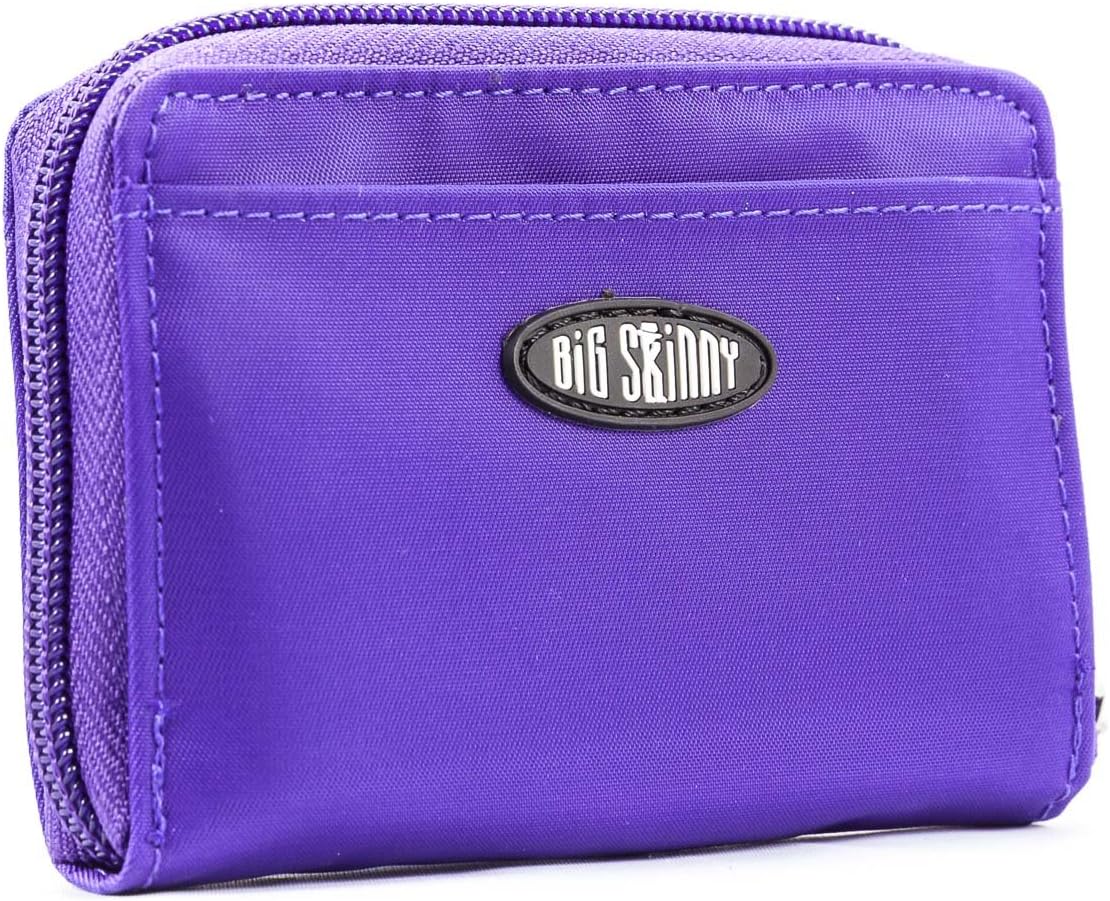 Big Skinny Polka Accordion Card Case Slim Wallet, Holds Up to 30 Cards