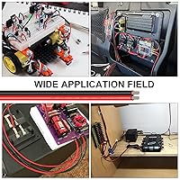 Vista 6 de Cable de cobre estañado de 10 pies de calibre 10, 2 conductores, cable paralelo aislado para panel solar, audio de automóvil, automóvil, cable 10