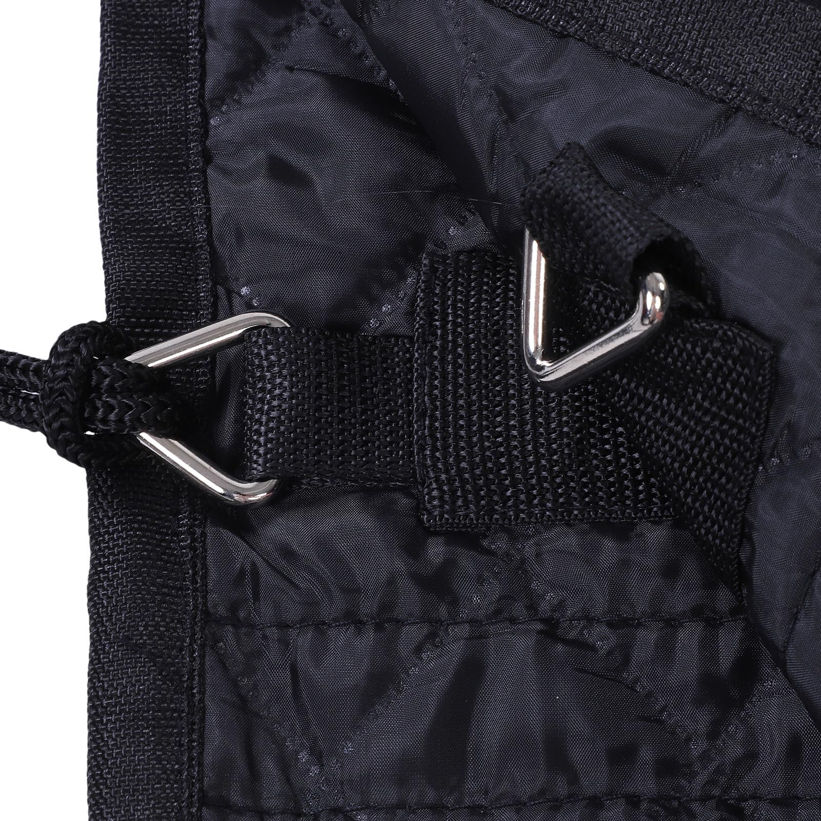 Coperta per cavallo regolabile, impermeabile, materiale imbottito in pongee, per uso in tutte le stagioni, nero