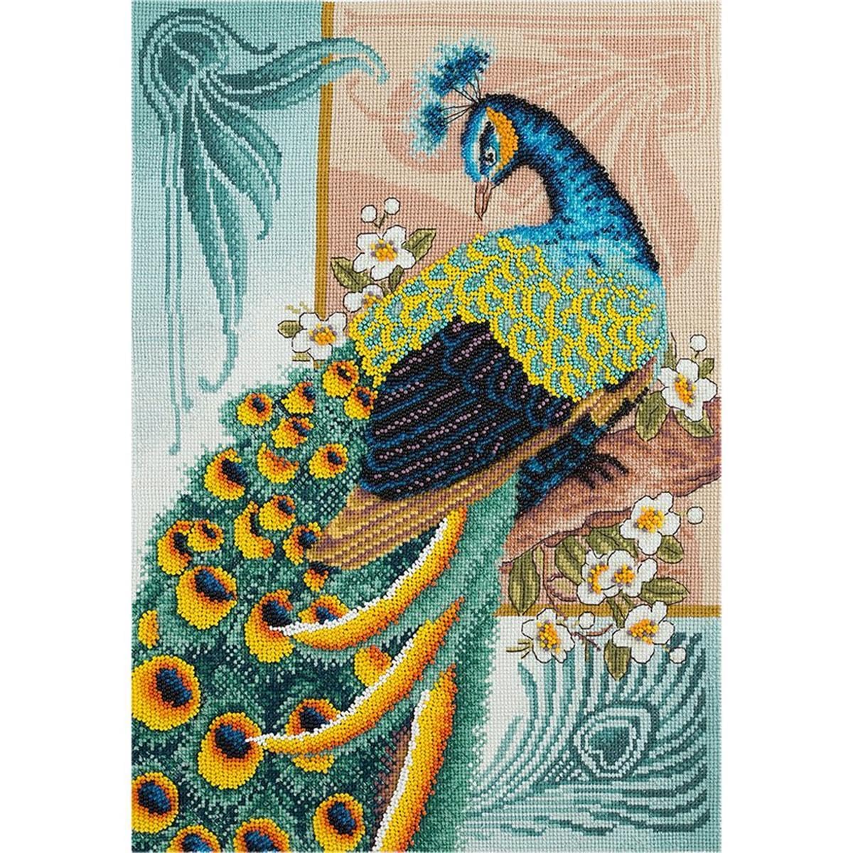 PANNA Kit de punto de cruz, multicolor, 28,5 x 40 cm