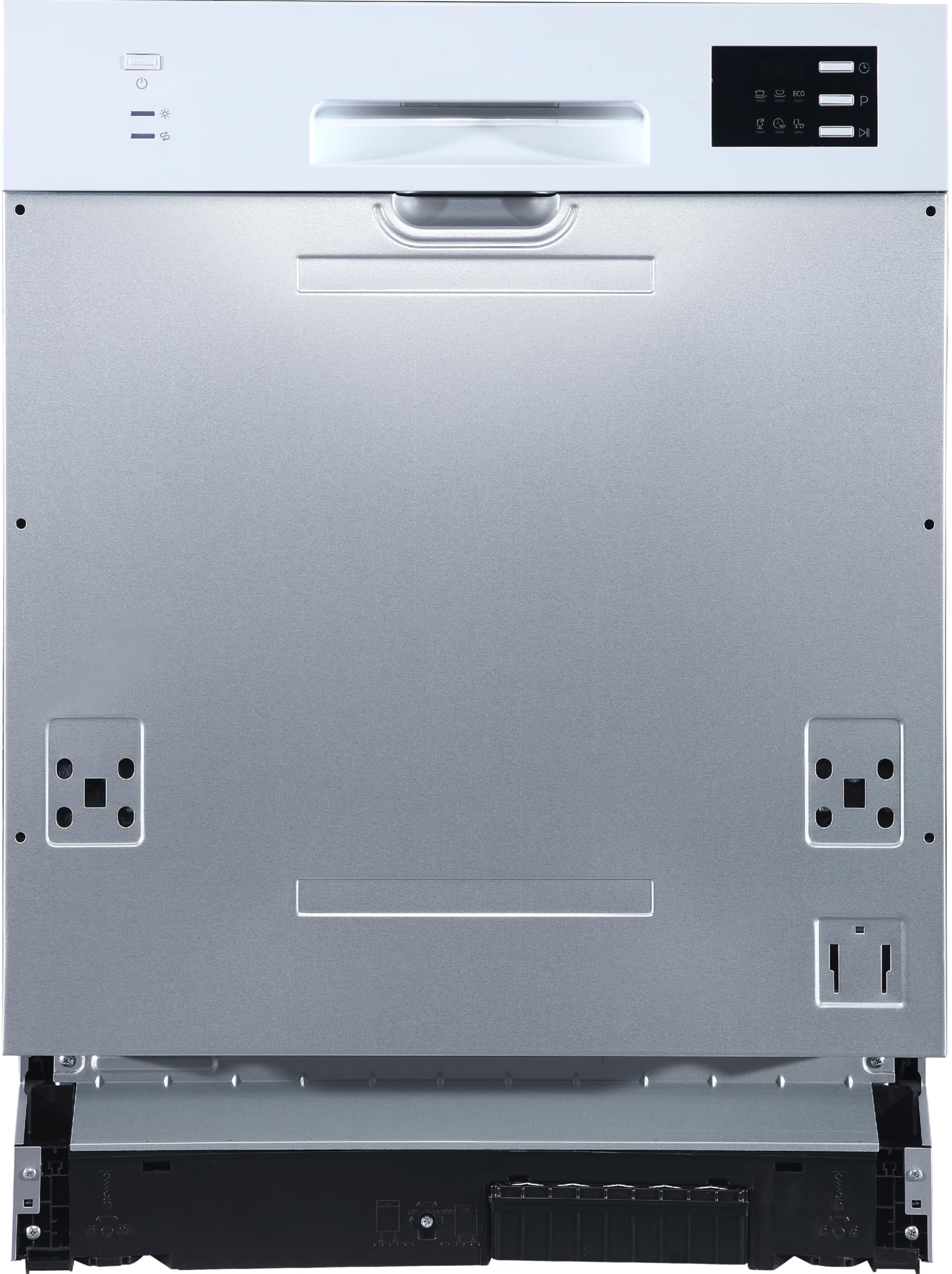 PKM Geschirrspüler GSP12-6TI-P/12 Gedecke/6 Programme/1950 Watt/52 dB/Eco-, Glas-, 90 Min-, Schnell-, Intensiv-, Universalprogramm/Startzeitvorwahl/Einbau/1 Besteckkorb/Energieeffizienz E