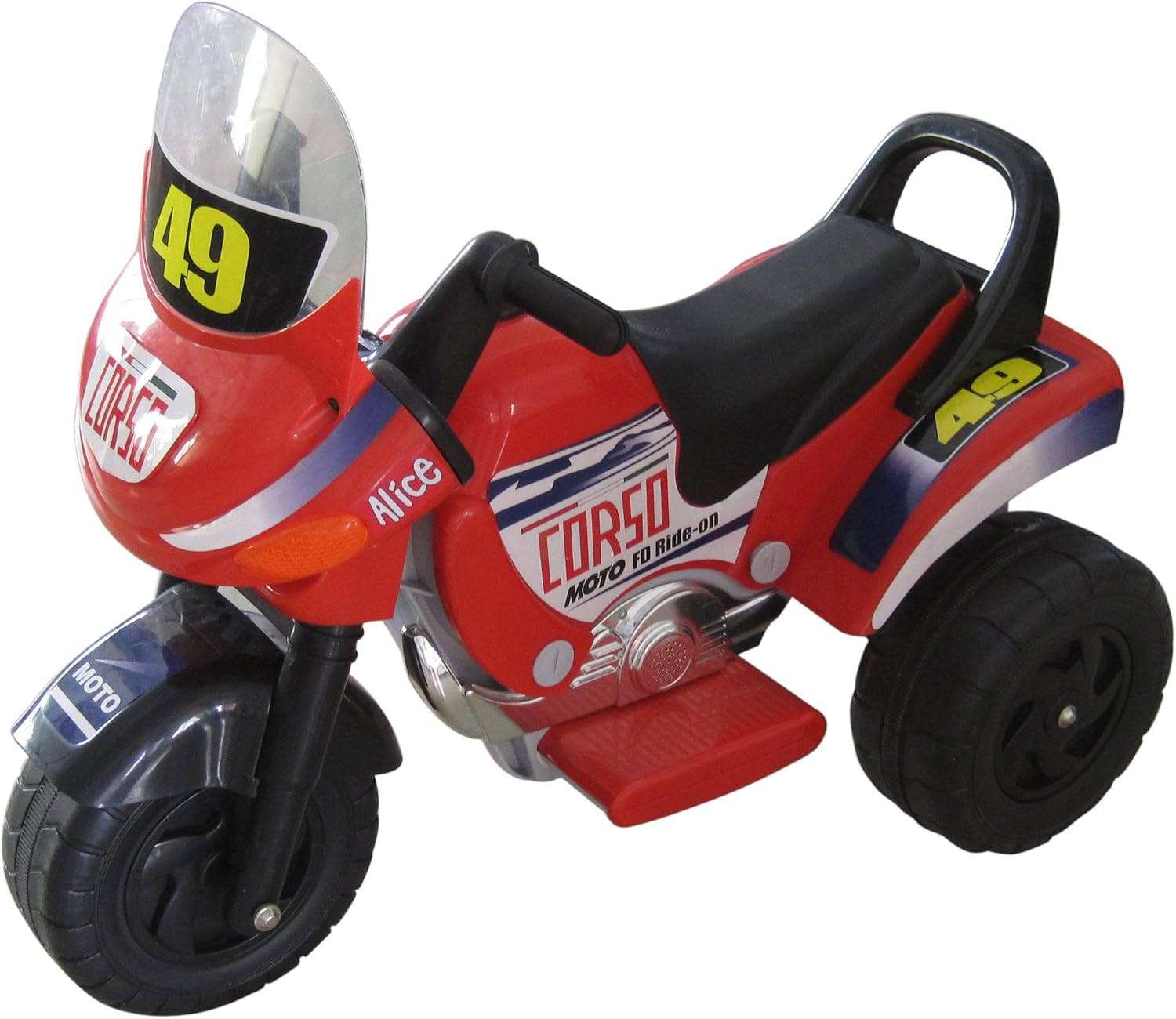 Amazon.com: Merske Mini Racer Battery Operated Kids Motorcycle, Red ...
