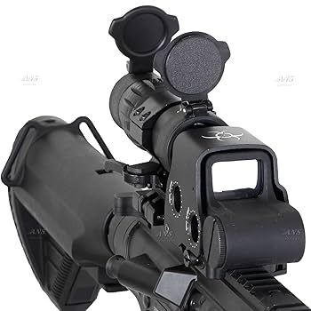 ホロサイトと3倍ブースター Eo. ANS Optical 折りたたみ式マウント付 3倍ブースター & EXPS3