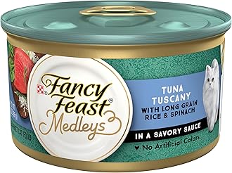 Purina Fancy Feast Medleys Tuna Tuscany Wet Cat Food 85g (24 Cans)