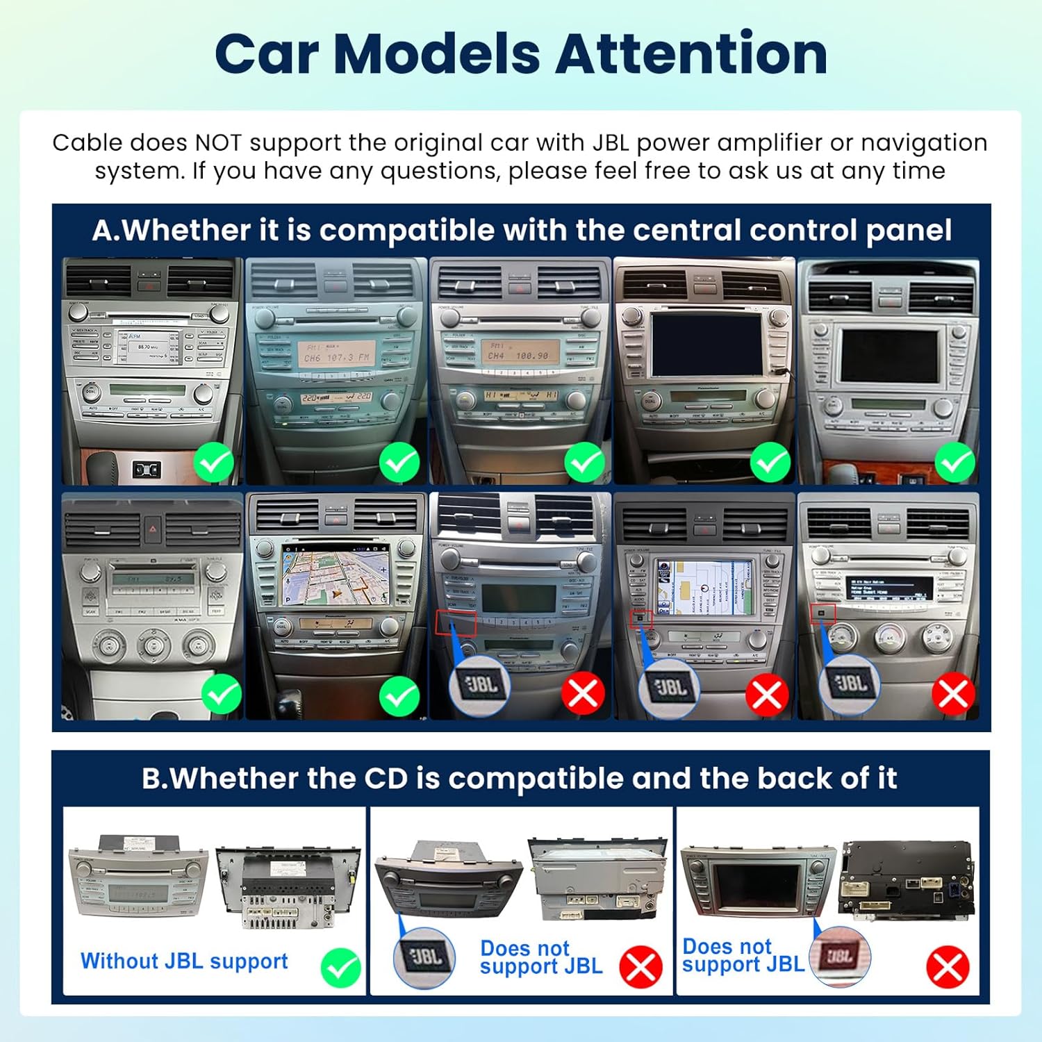 5Ghz WiFi 8Core 6G+128G Android 15 Radio for Toyota Camry 2006-2011 Car Stereo with Wireless Carplay Android Auto,5.0 Bluetooth,Build-in EQ,9inch IPS Touchscreen,GPS,FM/RDS SWC AHD Backup Camera MIC