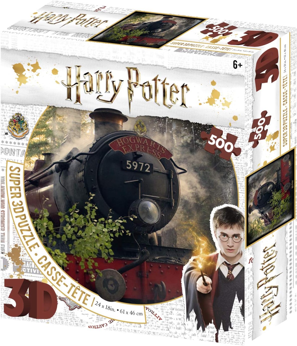 Hogwarts Express 3D Jigsaw Puzzle 500 Piece Multi-Colour