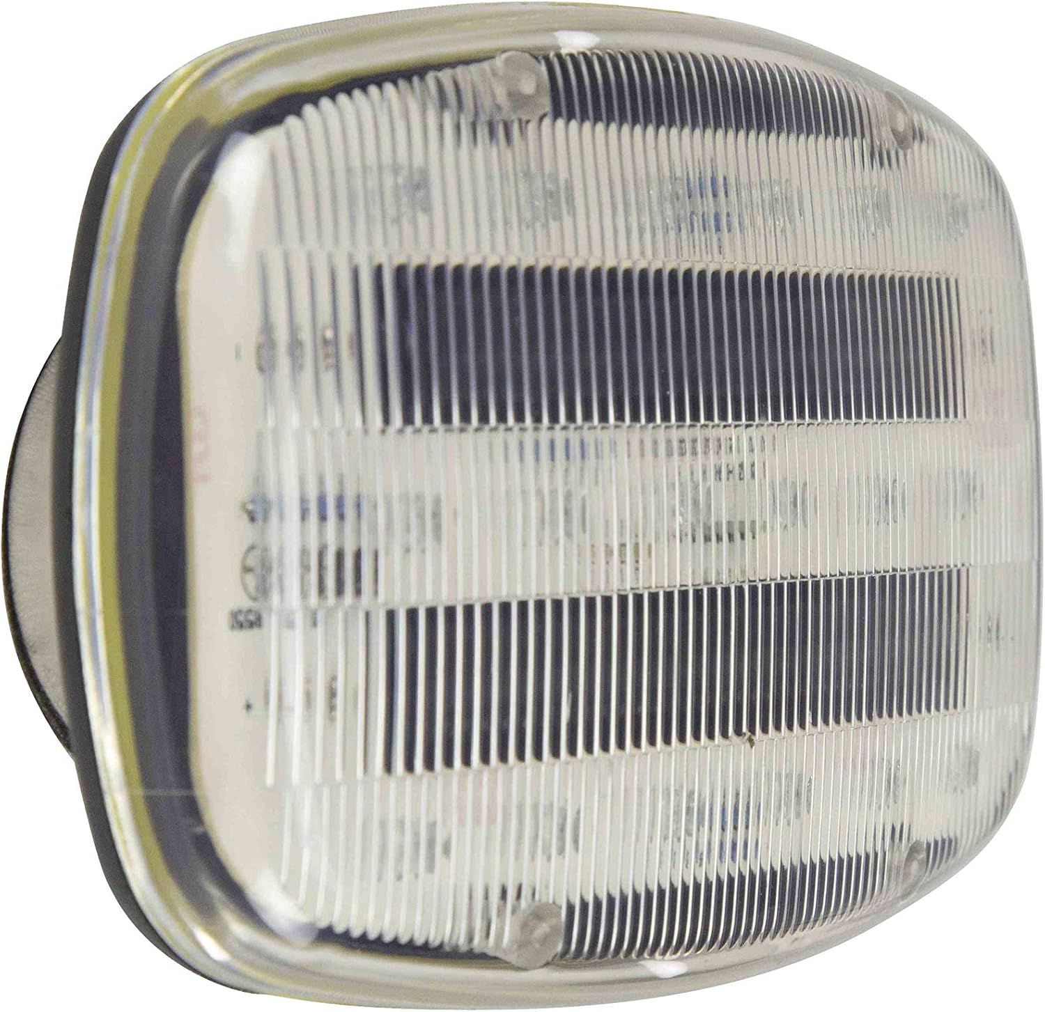 LED White Strobe Light - 18 LEDs - Battery Powered - Dual Magnetic Base - Continuous & Strobe Output
