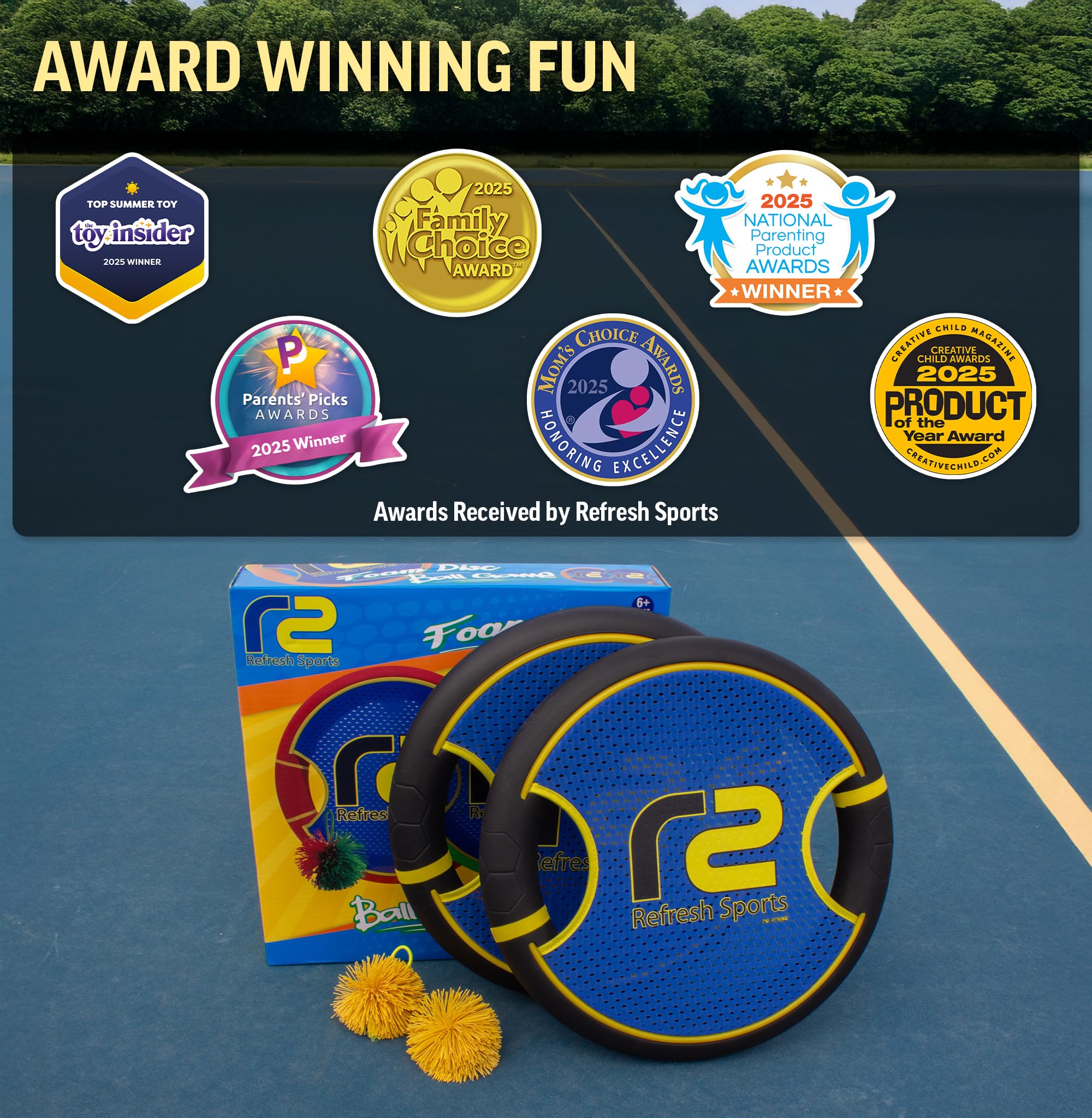 Wurf- und Fangspiel für Kinder, Geschenke für Jungen und Mädchen, Paddelballspiel, Geschenkideen und Spiele, Wurf- und Fangball-Set für Hinterhofsport, beste Geschenke für Kinder 2023, Alter 4, 5, 6,