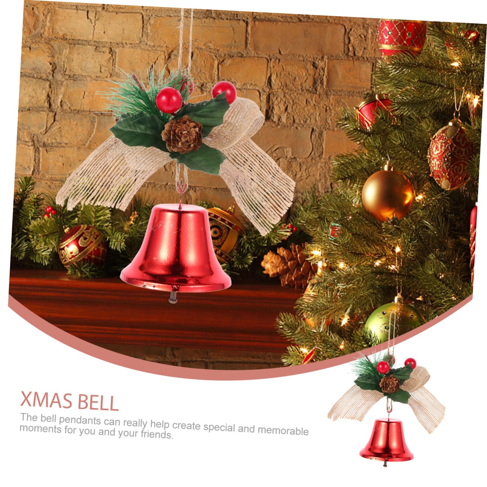 Cabilock 5 Set Decorazioni Di Campane Di Natale Gonfiabili Festoni Ornamenti Per L'Albero Di Natale Ornamenti Di Natale Ornamenti Per L'Albero Di Natale Decorazioni Di 2 pezzi * 5