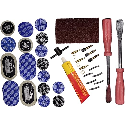 Cycle Bicycle Burst and Puncture or Tube Swimming Tube Repairing Complete kit- 40 pcs/Components