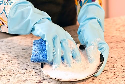 Miniatura 5 de 31212 - Guantes de limpieza sin látex para el hogar 2 pares talla M