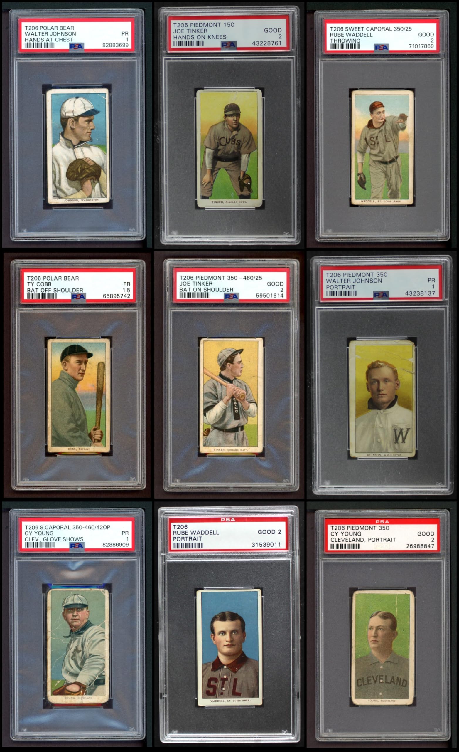 1909-11 T206 Almost Complete Set (Baseball Set) FAIR
