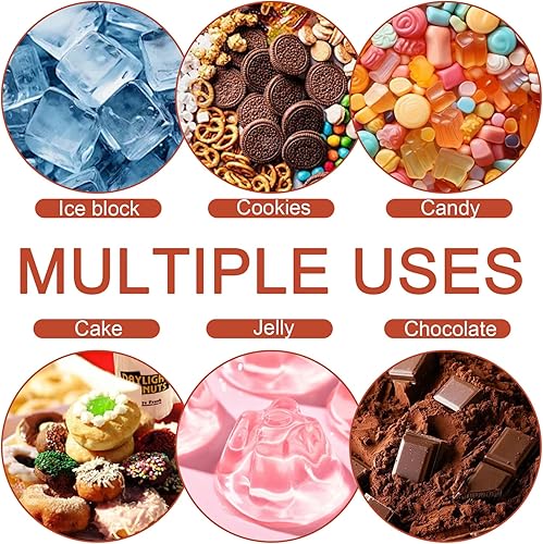 Miniatura 4 de 2PCS Silicone Muffin Pans 6 Cavity Food Grade Cupcake Molds Nonstick Easy Demold Donut Baking Pans Dishwasher and Oven Safe Baking Trays for