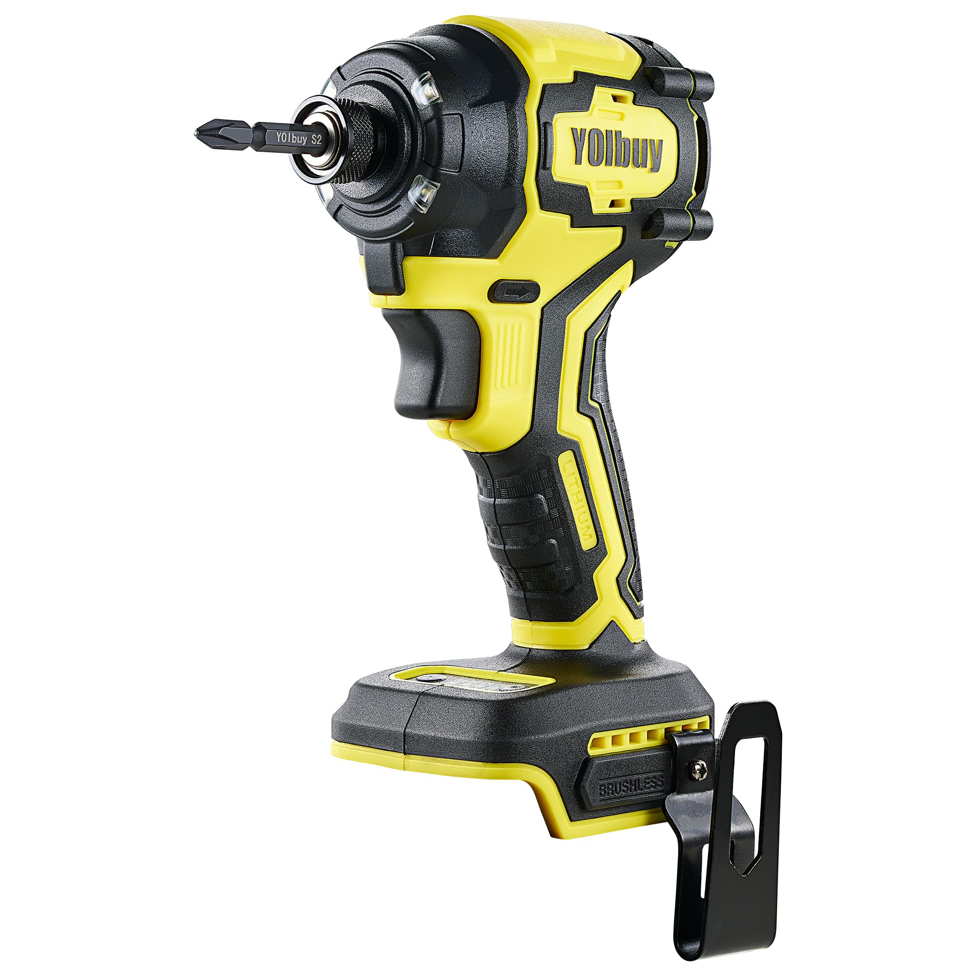 Amazon | YOIbuy PRO インパクトドライバー 充電式 4眼LED トルク230Nm 