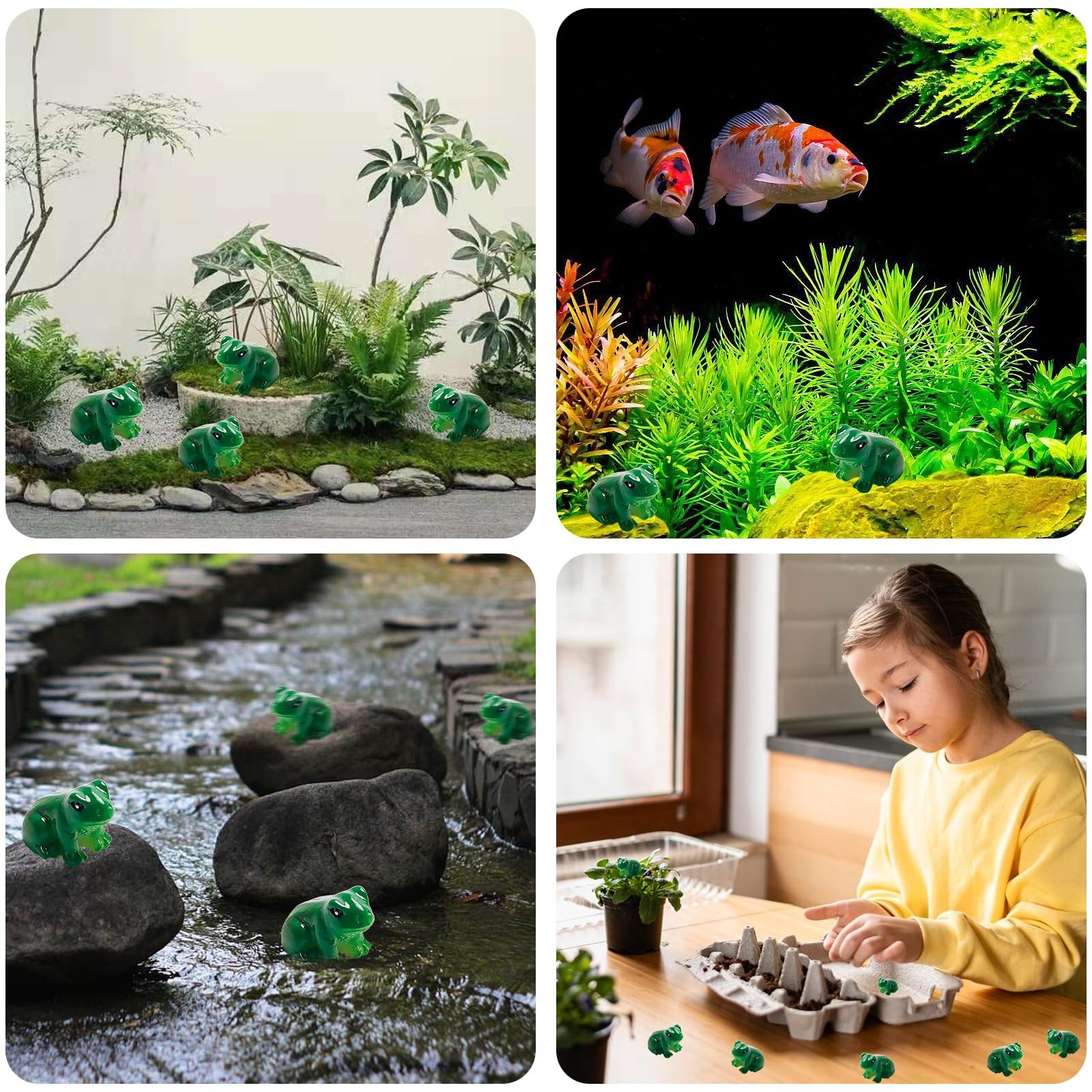 7004-2 - Figurines De Grenouille En Résine, 1 Pièce, Statues D'animaux