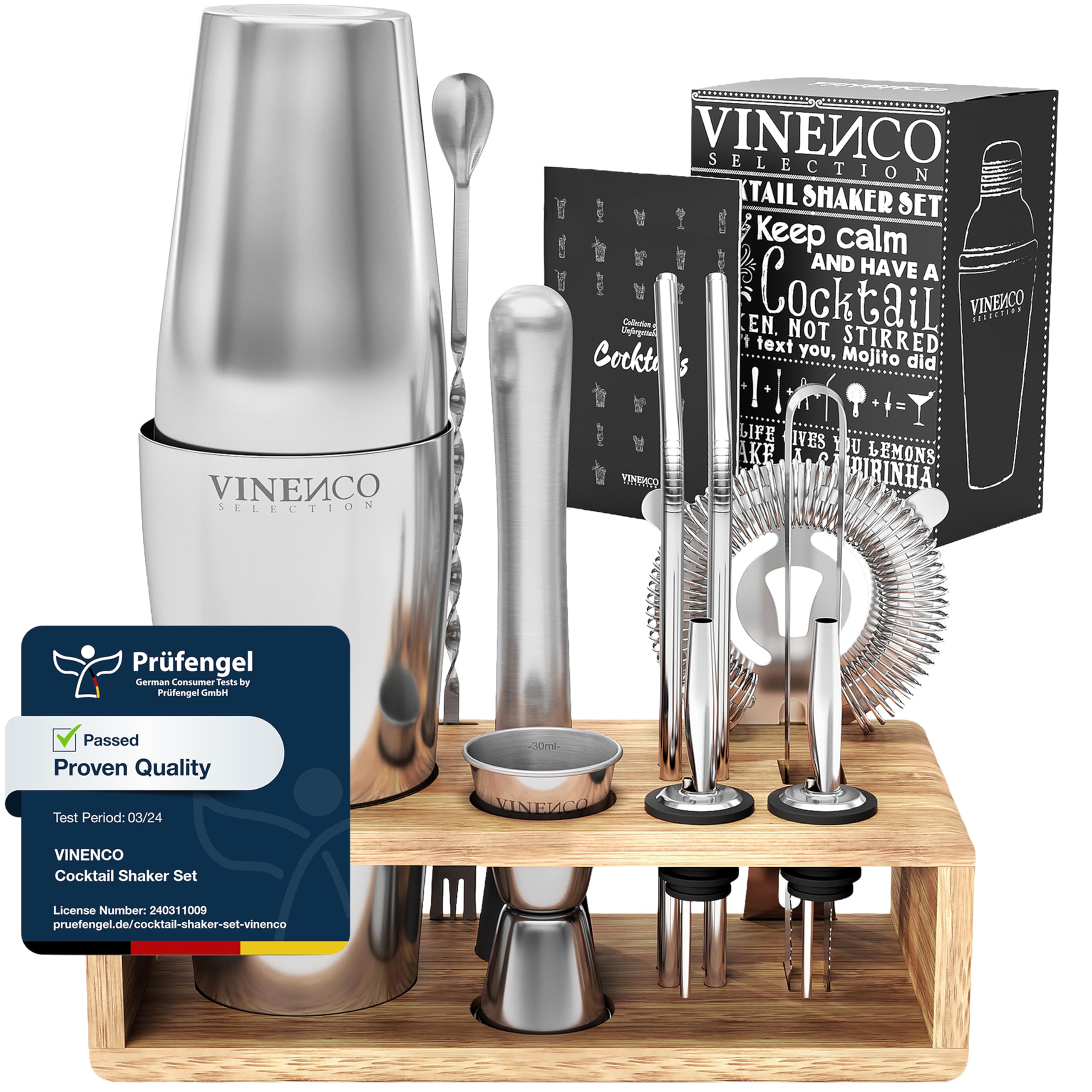 kit shaker boston complet avec support